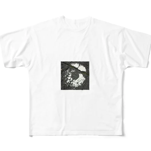 ふかふかの丸いアスファルト All-Over Print T-Shirt