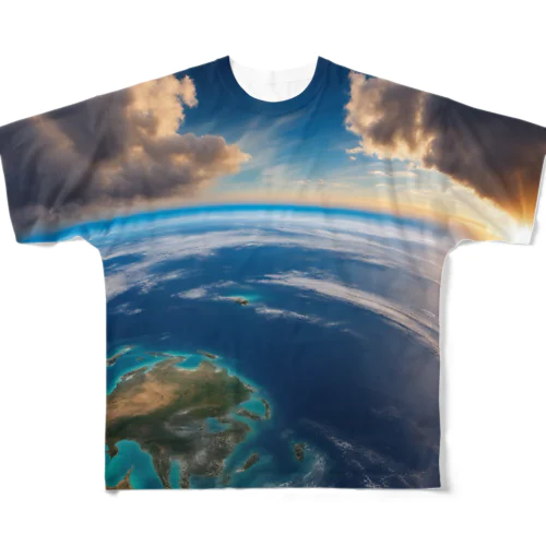 🌎美しい地球🌍 フルグラフィックTシャツ