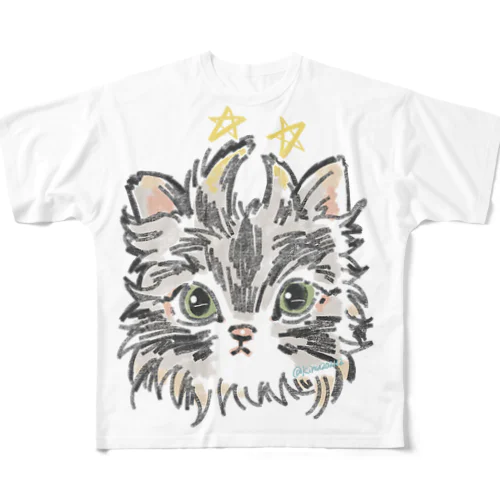 華麗なるツノ族 All-Over Print T-Shirt