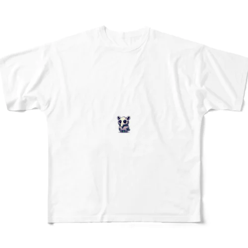 不気味で可愛いバク001 All-Over Print T-Shirt