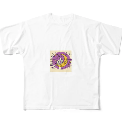 夜のロマンチックな光景！ All-Over Print T-Shirt