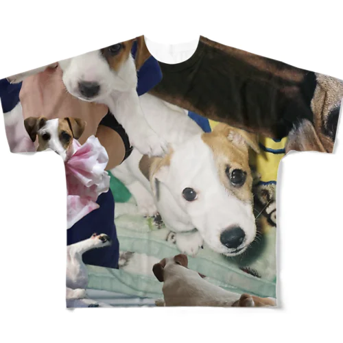 せかいいちかわいいぬ All-Over Print T-Shirt