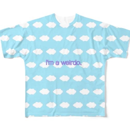 ふわふわな人 All-Over Print T-Shirt