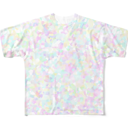 虹色ホログラム All-Over Print T-Shirt