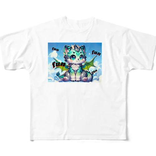 グリーンドラニャン  All-Over Print T-Shirt