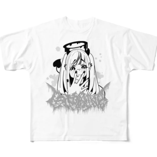 サブカル　かっこかわいいtシャツ 色違い All-Over Print T-Shirt