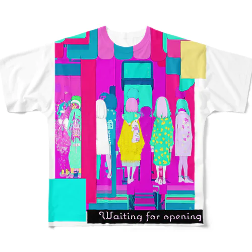 Waiting for opening All-Over Print T-Shirt