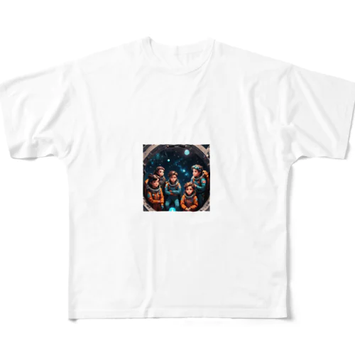 未来を切り拓く子供たち All-Over Print T-Shirt