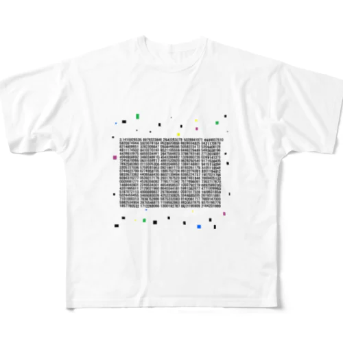 円周率を1000桁 All-Over Print T-Shirt