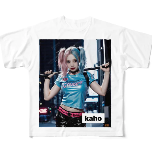 KAHO フルグラフィックTシャツ