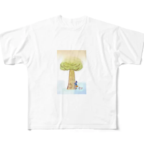 SONOKO'S WORLD　大きなくすのき All-Over Print T-Shirt
