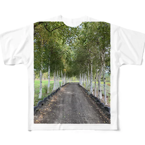 自然 All-Over Print T-Shirt