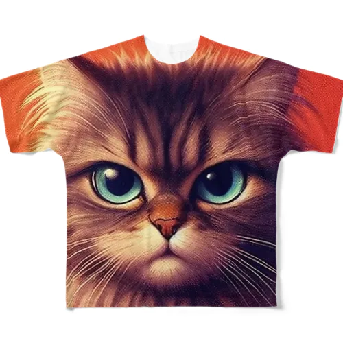 猫だよ。私の名前は、ボーロ All-Over Print T-Shirt