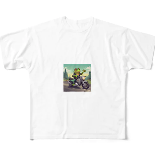 カエルライダー4兄弟　3男　パオロ All-Over Print T-Shirt