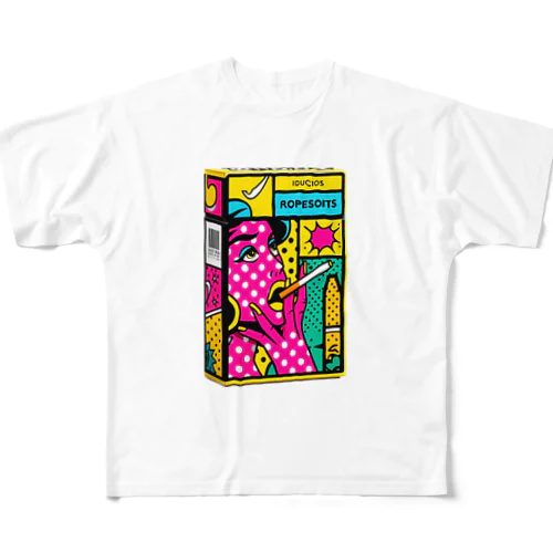 ネオ・シガレットボックス All-Over Print T-Shirt