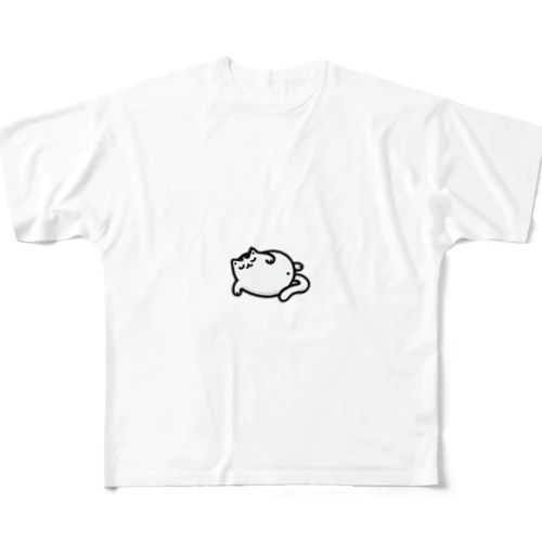 お腹のでてる猫5 All-Over Print T-Shirt