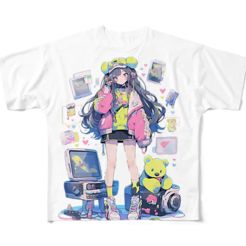 ガジェットガール All-Over Print T-Shirt