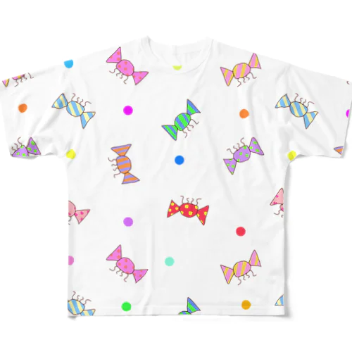 きゃんでぃくらげ All-Over Print T-Shirt