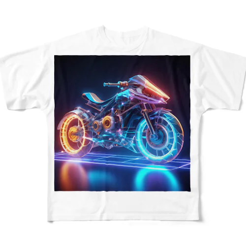 バイクホログラム All-Over Print T-Shirt