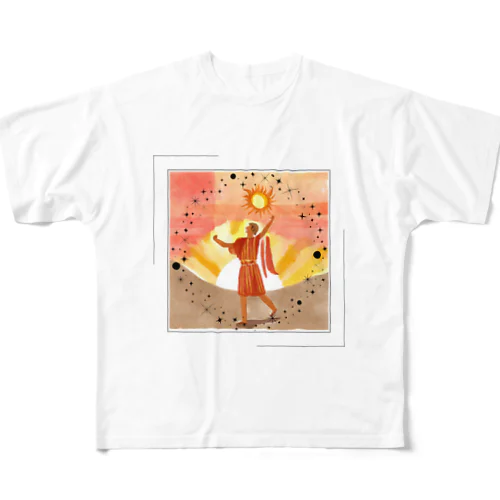 壁画～ローマ～ フルグラフィックTシャツ