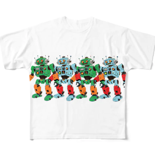 ロボロボ All-Over Print T-Shirt