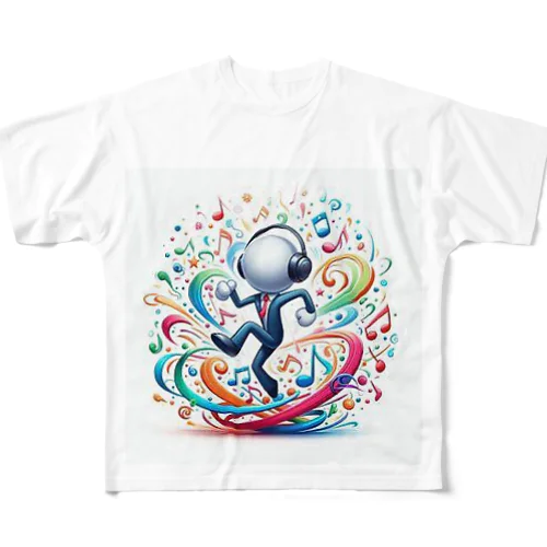 華金サラリーマン All-Over Print T-Shirt