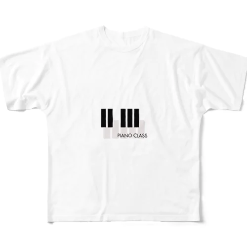 けんばんくんPIANO CLASS All-Over Print T-Shirt