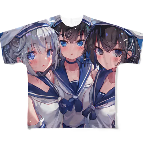 AIアイドル・メタバース　Tomoe bb 2712 All-Over Print T-Shirt