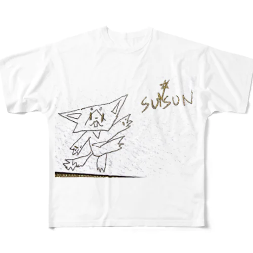 スンスンが描いたスンスンの絵 All-Over Print T-Shirt