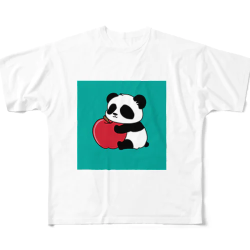 pandapple All-Over Print T-Shirt