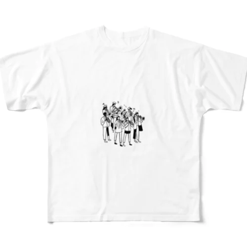 吹奏楽部 All-Over Print T-Shirt