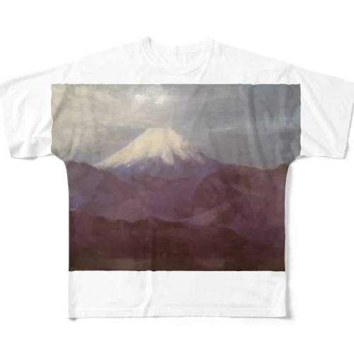 富士山を仰ぐ❗️ All-Over Print T-Shirt