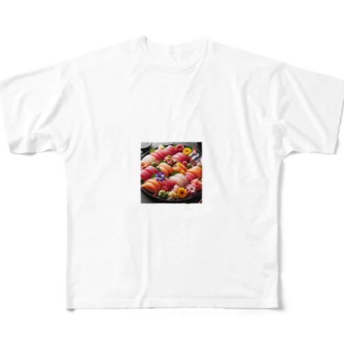 俺のグルメ～寿司～ All-Over Print T-Shirt