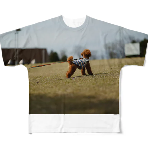 犬・わんこ・dog デザイン 2 フルグラフィックTシャツ