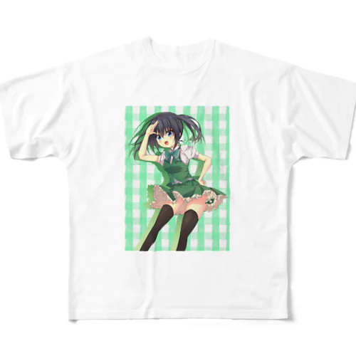 緑ちゃん フルグラフィックTシャツ