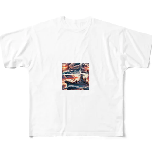 大日本帝国海軍戦艦大和～VOL2～ All-Over Print T-Shirt