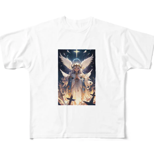 平和の使者 フルグラフィックTシャツ