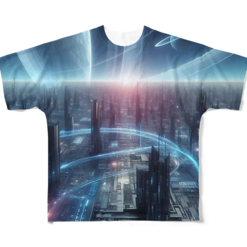 明るい未来Ⅱ　look toward a bright future フルグラフィックTシャツ