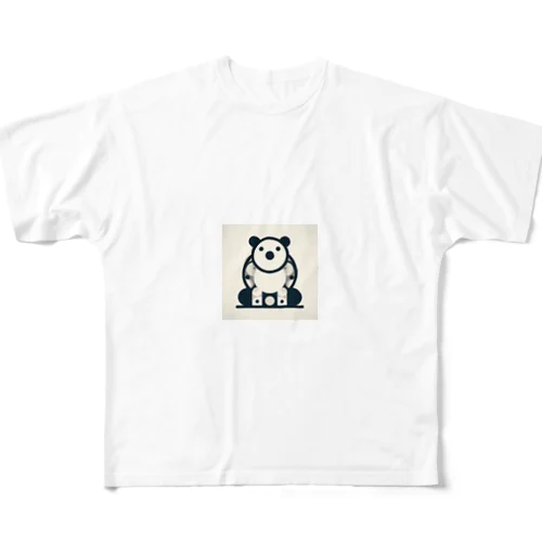 〇〇ぱんだくん フルグラフィックTシャツ