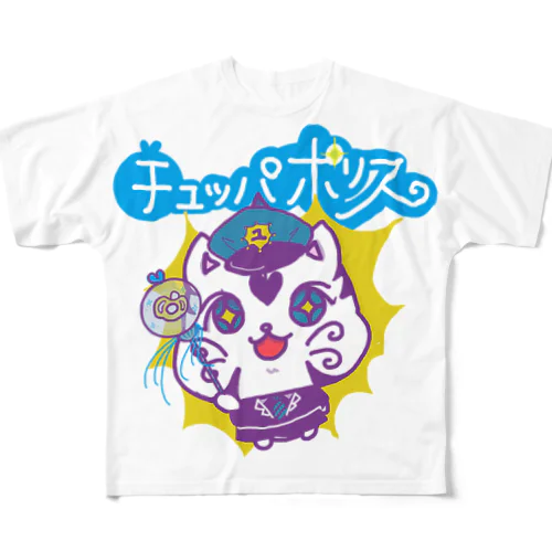 チュッパポリス 2024ユニコ フルグラフィックTシャツ