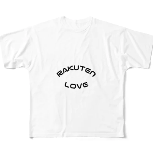 RAKUTEN_LOVE All-Over Print T-Shirt