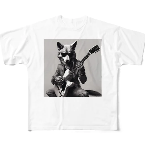 THE WOLF Guitarist フルグラフィックTシャツ