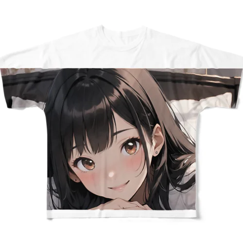 AI彼女 フルグラフィックTシャツ