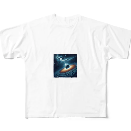 幻想的な宇宙 フルグラフィックTシャツ