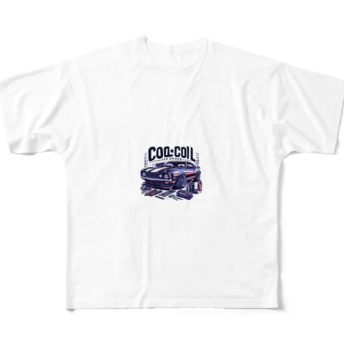 イカしてる🚗 フルグラフィックTシャツ