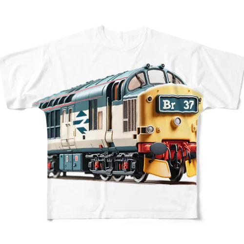 鉄道模型 04 フルグラフィックTシャツ