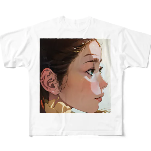 美人 All-Over Print T-Shirt