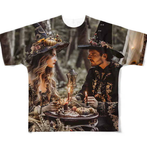 魔法使いのモーニング　なでしこ1478 All-Over Print T-Shirt