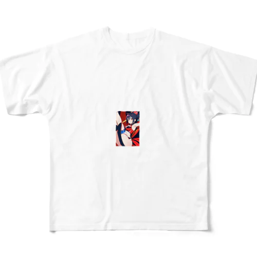 歌舞伎女子 All-Over Print T-Shirt