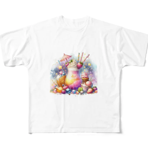 ファンタジーな飲み物 All-Over Print T-Shirt